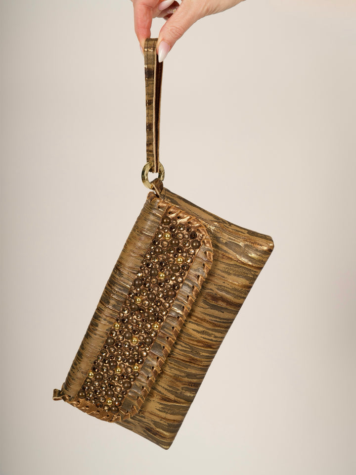 Kurtmen Bronze 3 Way Clutch Bag