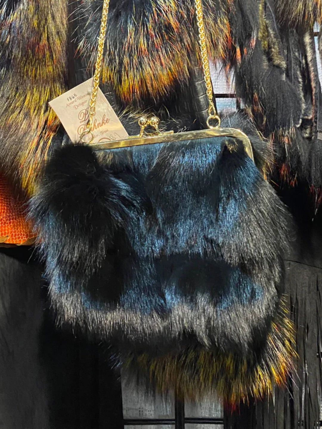 Fox Fur Clutch Purse