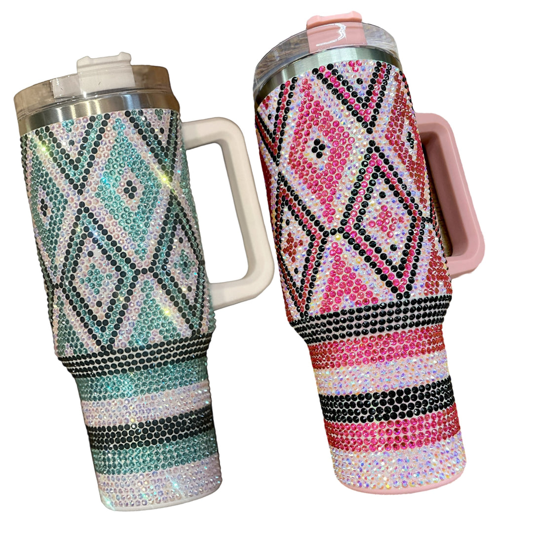 Rhinestone Aztec Tumbler - Salt and Grace Boutique