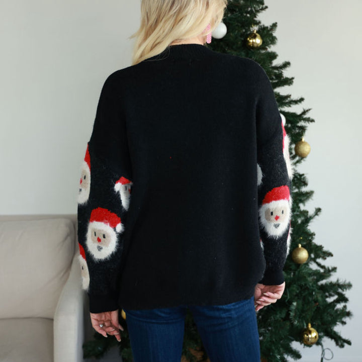 Santa’s Coming to Town Button Up Sweater