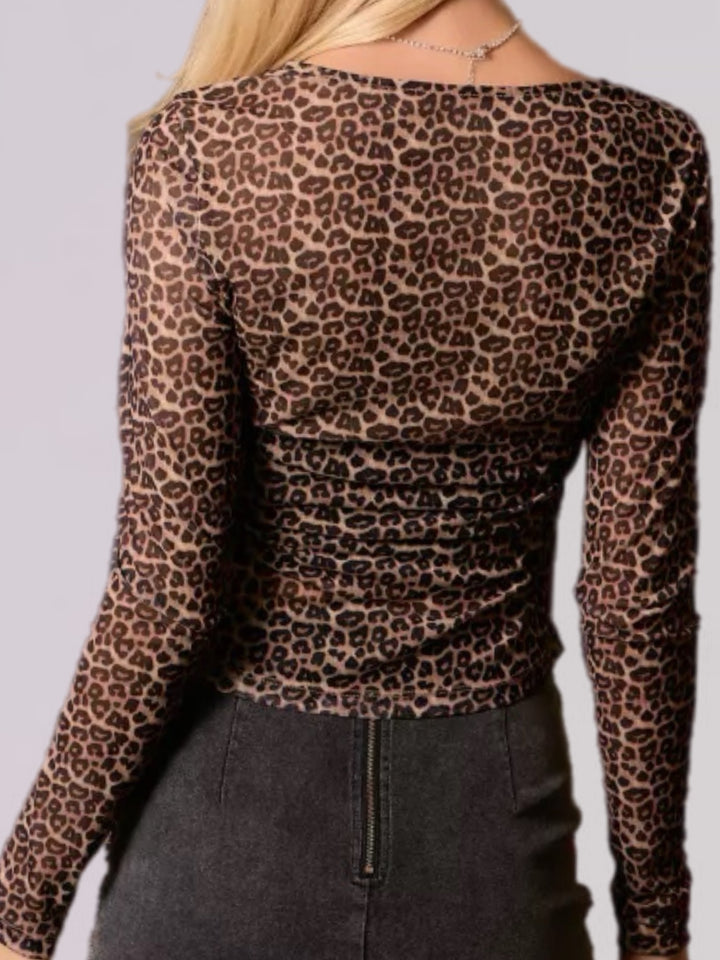 Wild at Heart Mesh Top