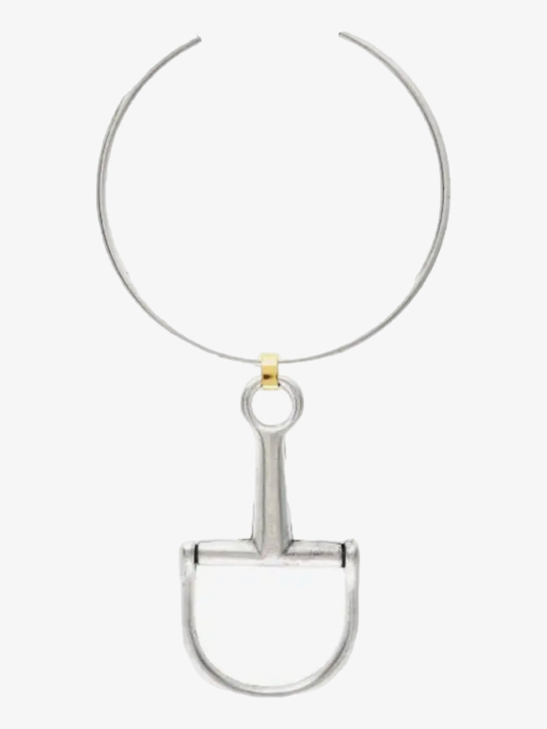 Equestrian Edge Horse Bit Necklace – Silver Statement Choker