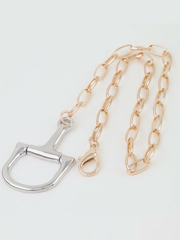 Two Toned Bit Necklace