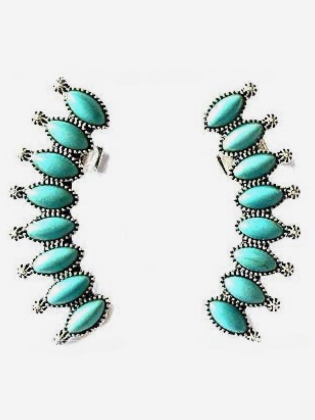 Turquoise Cuff Earrings