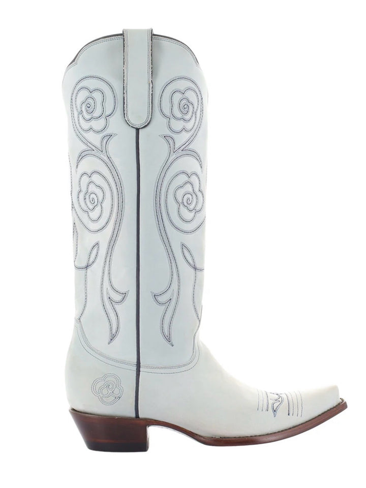 Yippee Ki Yay Blue Flower Talk Boots