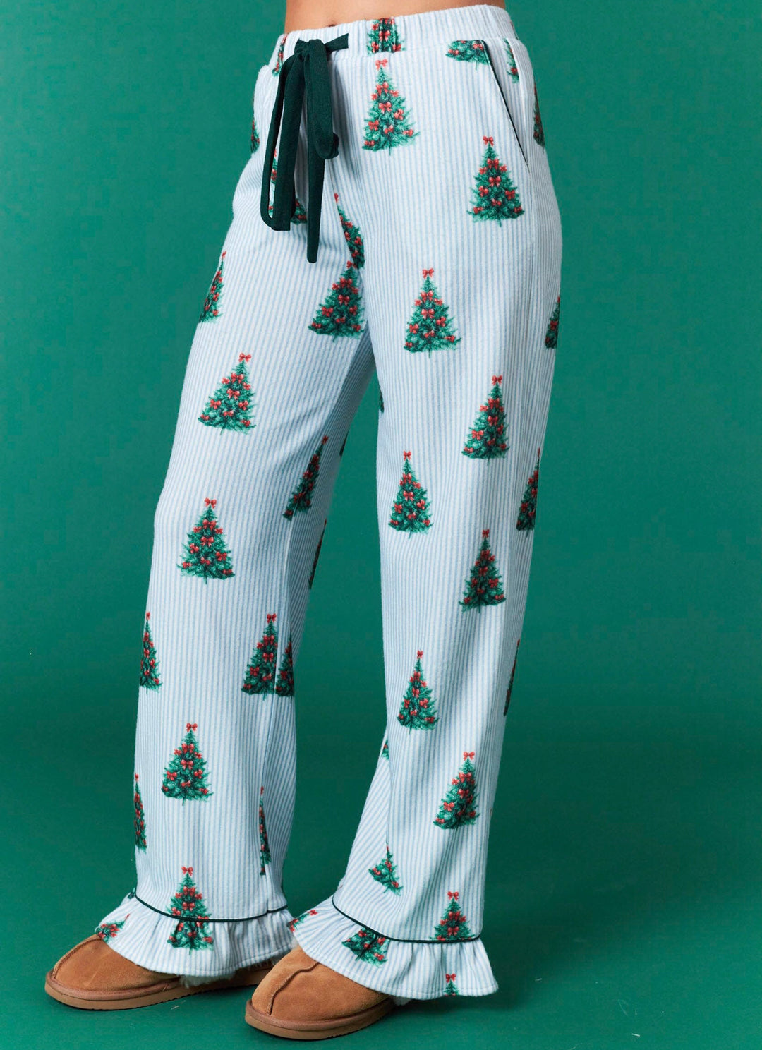 Merry & Bright Christmas Tree Pajamas Set
