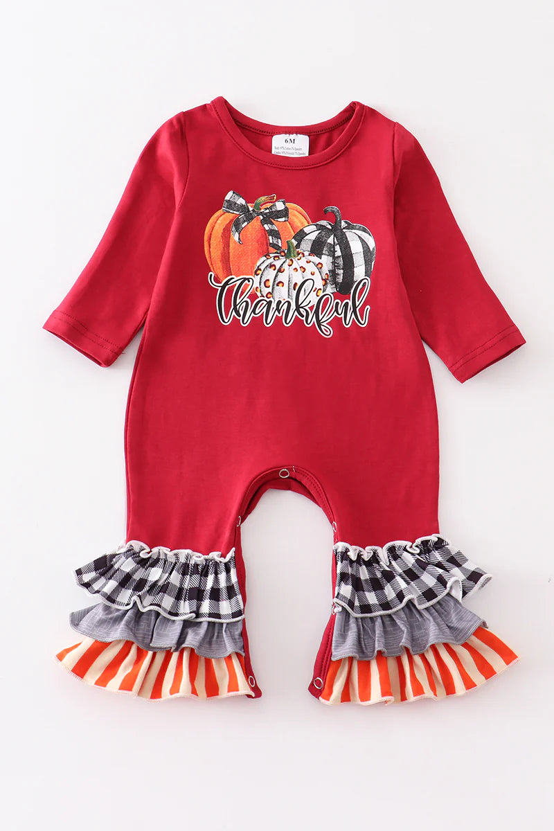 Thankful Baby Romper - Salt and Grace Boutique