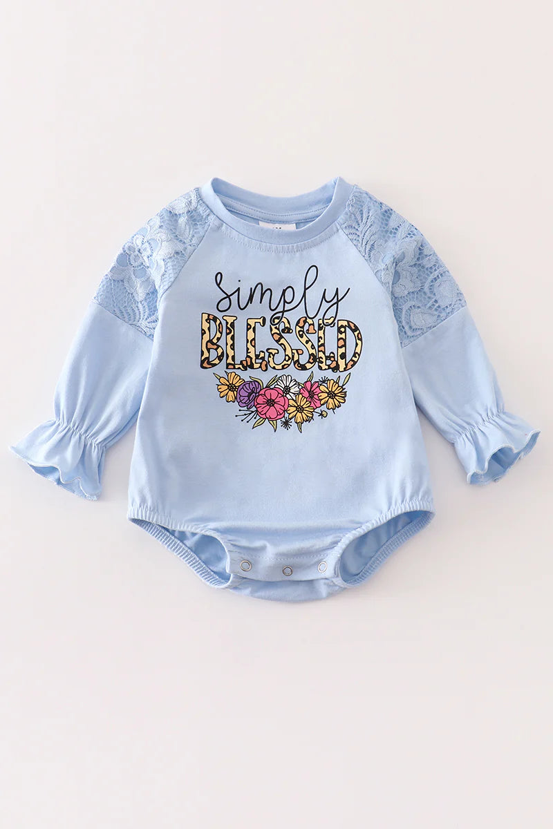 Simpley Blessed Baby Romper - Salt and Grace Boutique