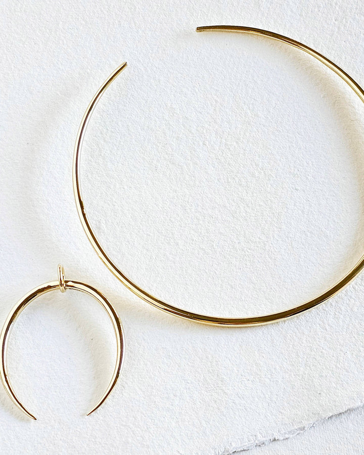 Arc Claw Choker Boho Necklace