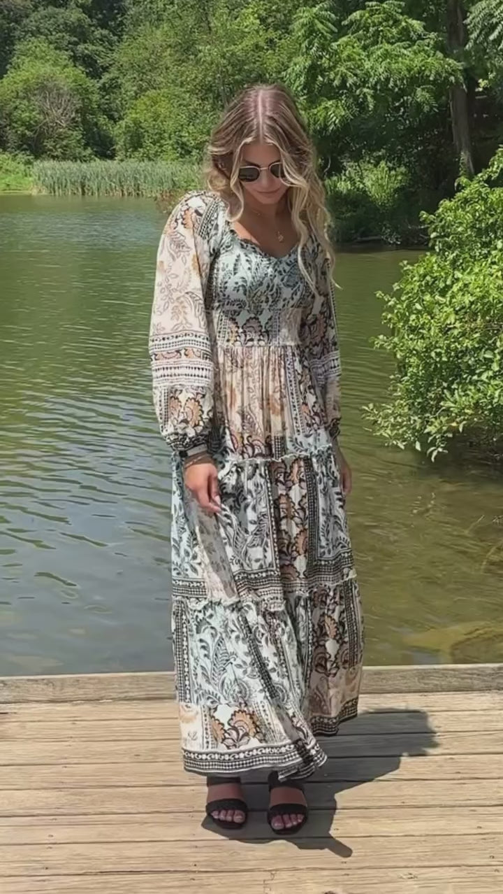 Paisley Maxi Dress