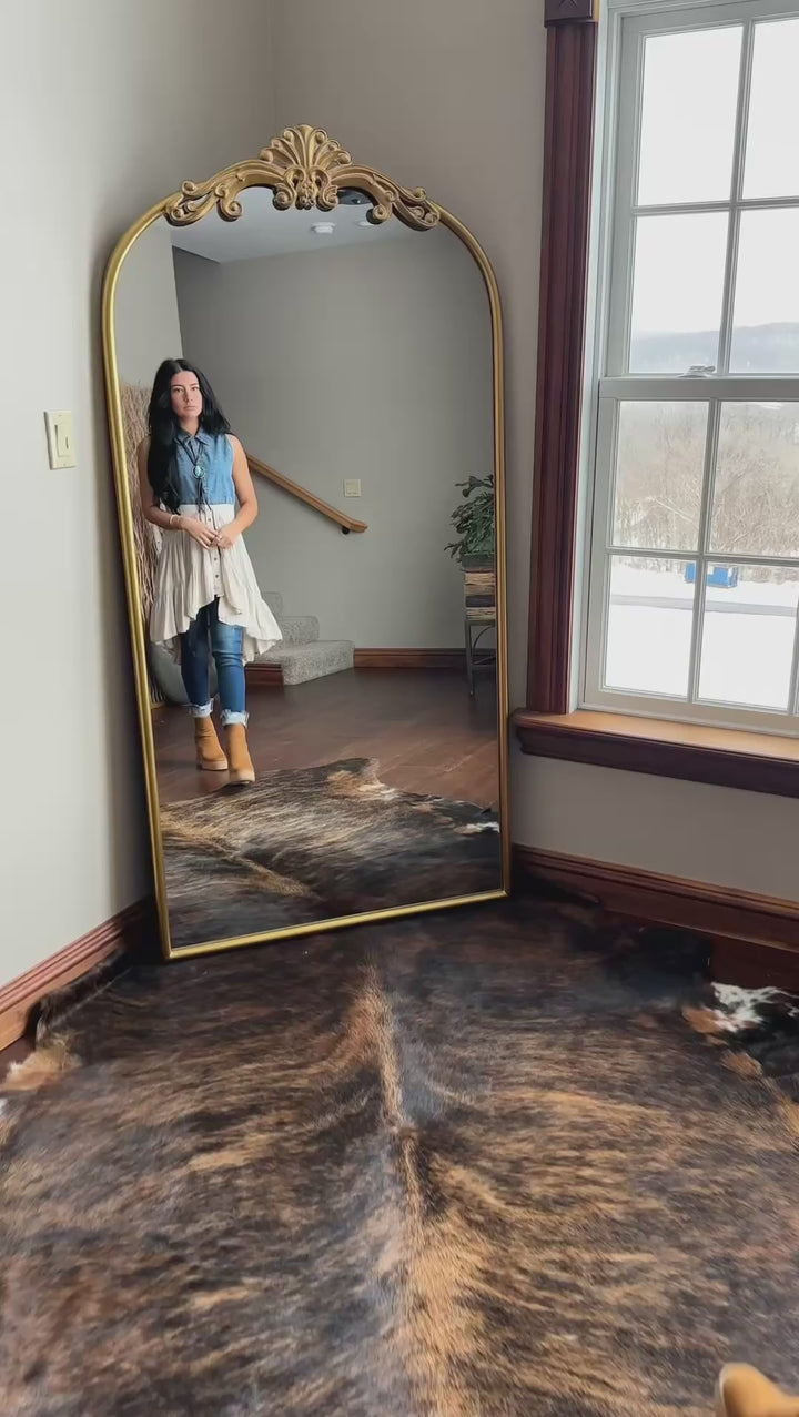 Boho Outlaw Asymmetrical Denim Tunic Top