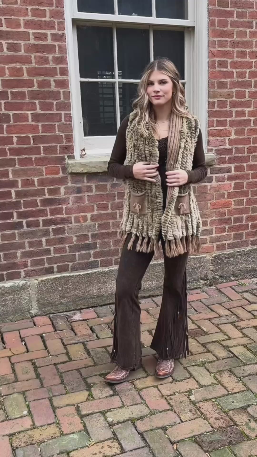 Fringe & Features Long Sleeve Top