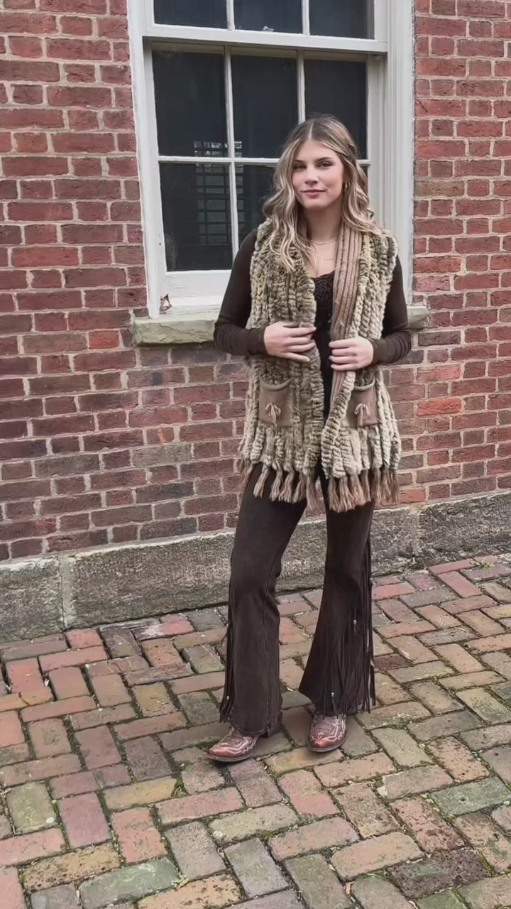 Fringe & Features Long Sleeve Top