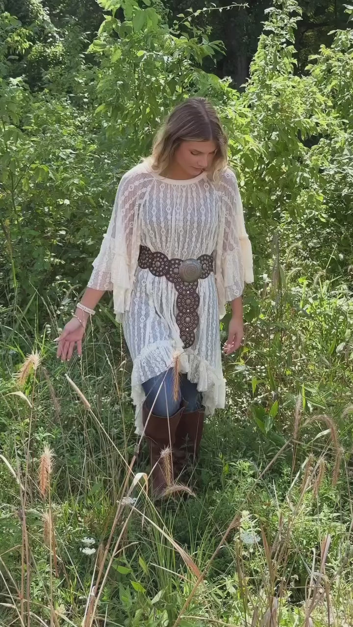 Carley Lace Tunic Top