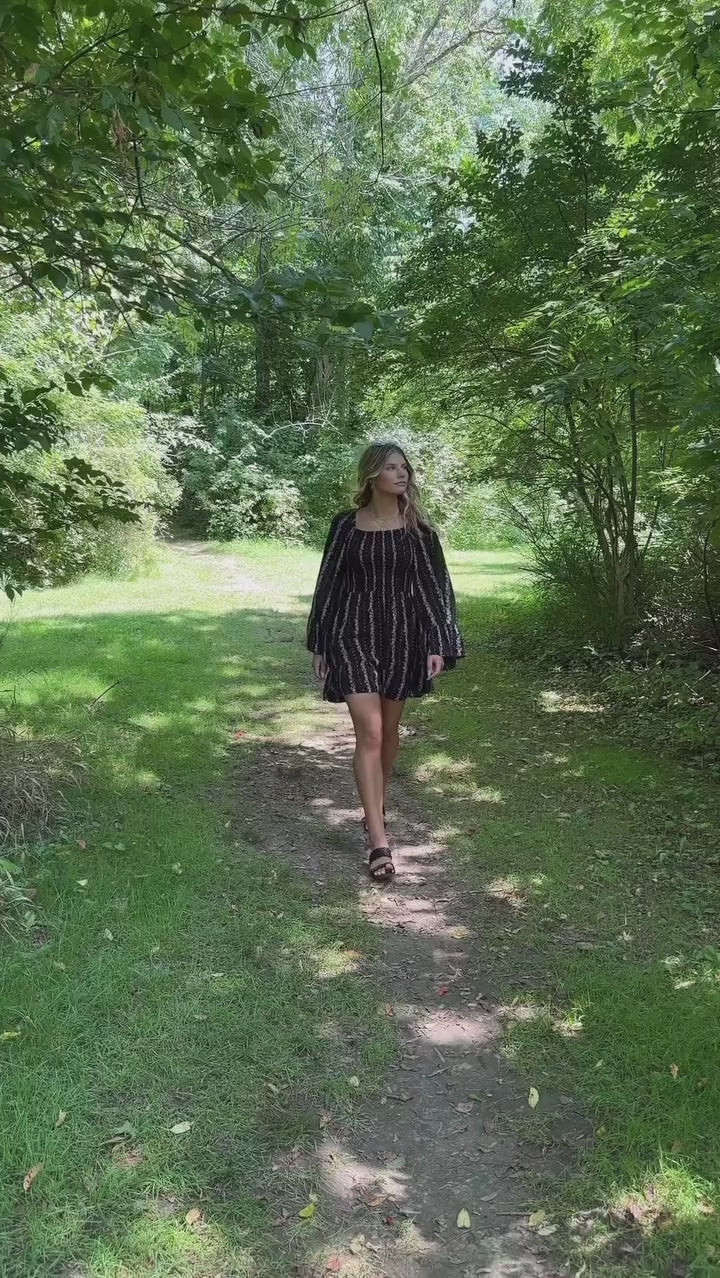 Hailey Bell Sleeve Mini Dress